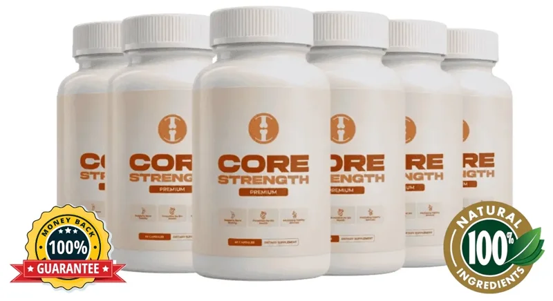 Core Strength joint supplement, six-bottle package, as shown on the manufacturer's own site