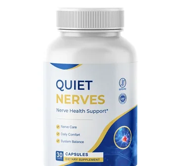 Quiet Nerves nerve support supplement bottle